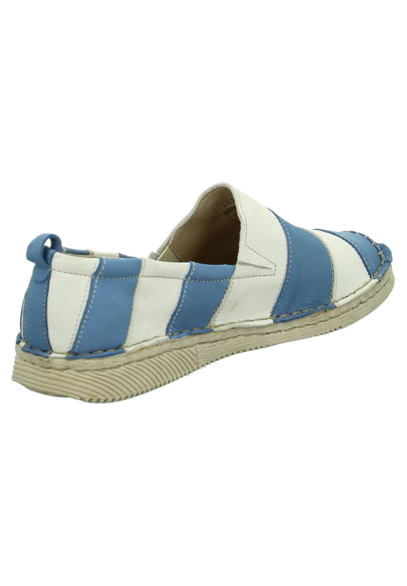 Damen Halbschuhe | Josef Seibel SOFIE Slipper blau-weiß/blau - OV18957 Damen Halbschuhe | Josef Seibel SOFIE Slipper blau-weiß/blau - OV18957