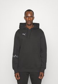 Puma - HOOPS TEAM HOODIE - Kapucni - puma black Miniatűr kép 1