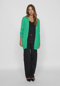 VILA VIRIL OPEN NOOS - Cardigan - bright green