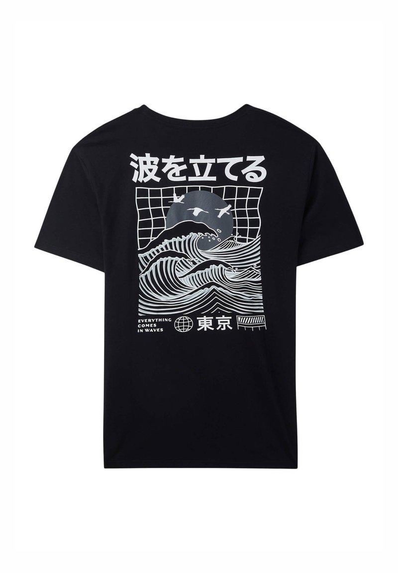 T-shirt Noir Unisex En Coton – Imprimé Humoristique Inspiré De Maccio Capatonda – Made In Italy