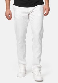 INDICODE JEANS - HAVER - Tygbyxor - offwhite Miniatyrbild 1