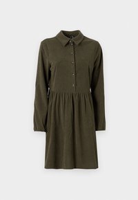 VMMIRJAM SHORT SHIRT DRESS  - Skjortklänning - forest night