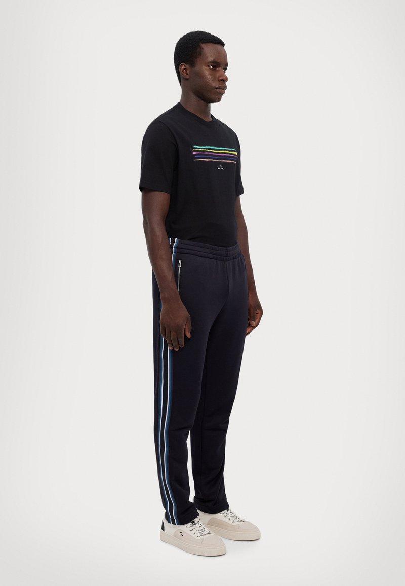 PS Paul Smith JOGGER ZEBRA - Tracksuit bottoms - dark blue