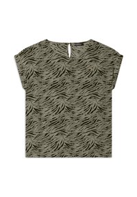 Freddy Camiseta estampada - green zebra animalier