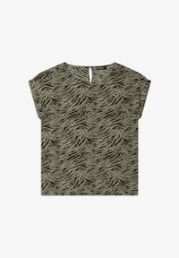 Seleccionado, green zebra animalier