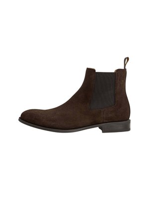 Hackett London, HACKETT LONDON ANKLE BOOTS WOKING CHELSEA-S - Lage laarzen - ebony brown
