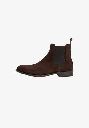 Hackett London, HACKETT LONDON ANKLE BOOTS WOKING CHELSEA-S - Lage laarzen - ebony brown