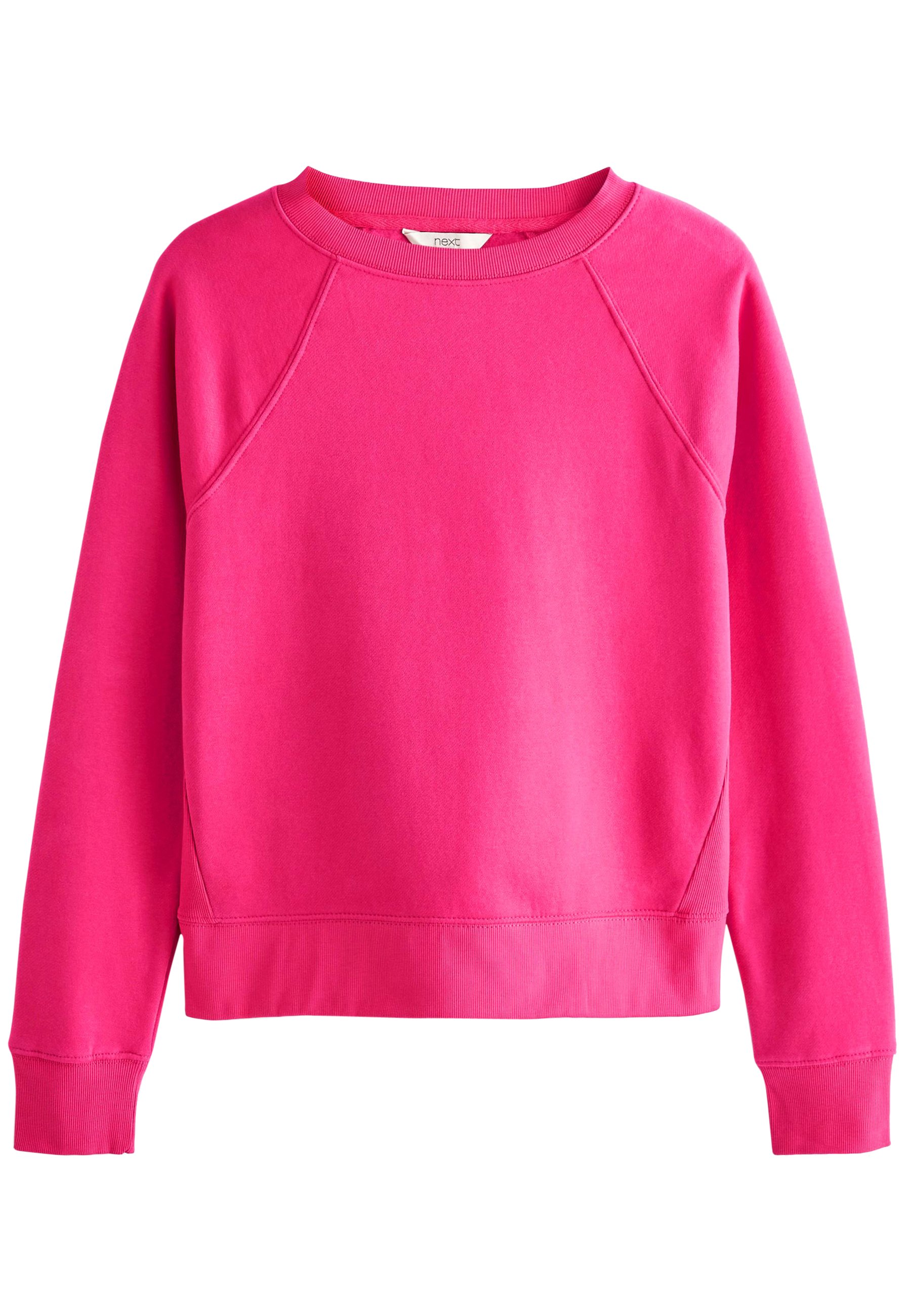 Bright pink crew neck sweatshirt Clearance