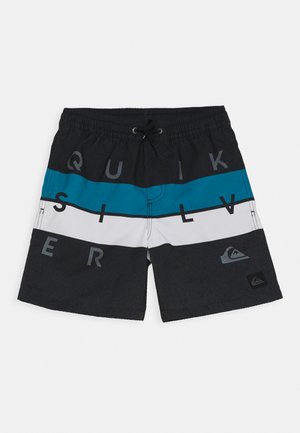 WORD BLOCK VOLLEY YOUTH - Swimming shorts - black