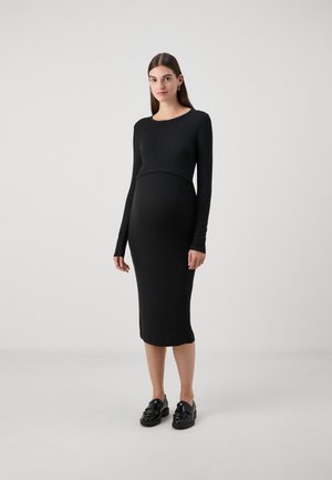 MLBRYNNA JUNE LS JRS MIDI  2F NOOS - Etuikjole - black
