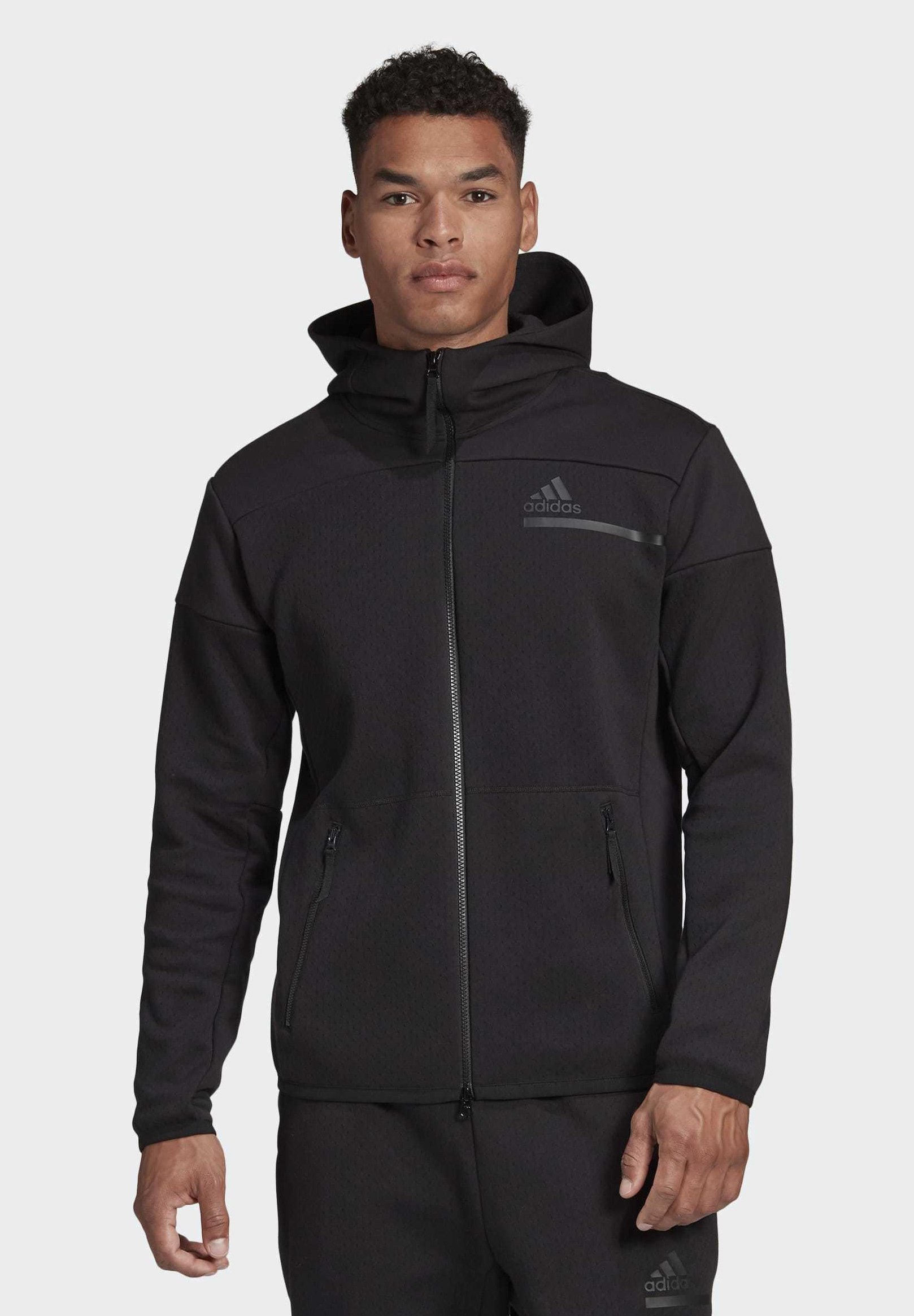 Adidas Performance Z N E Hoodie Primegreen Hooded Track Top Hoodie Black Zalando Co Uk