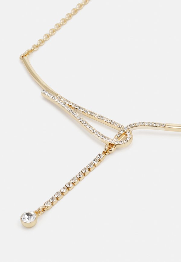 LOOPED PAVE Y NECK - Necklace2