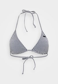 GINGHAM TIKI - Bikini pezzo sopra - anthracite