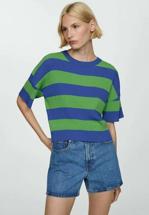 Mango T-Shirt basic - dark blue