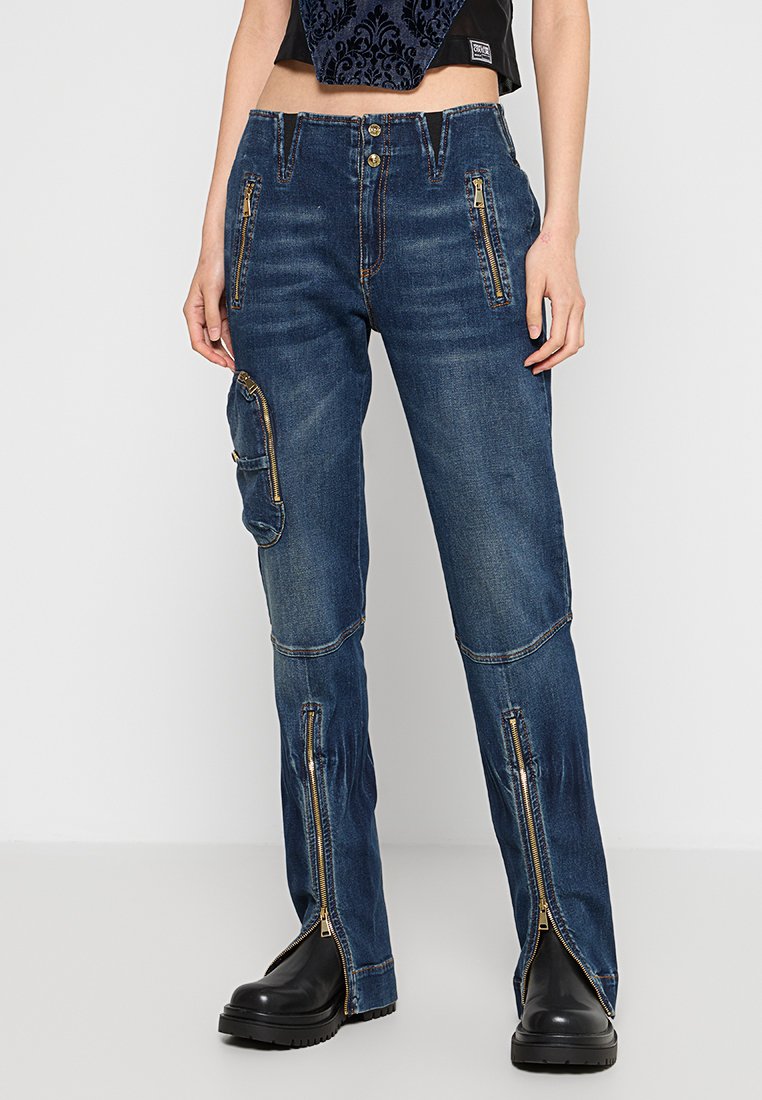 Versace Jeans Couture Straight leg jeans blauw Versace Jeans Couture Straight leg jeans blauw