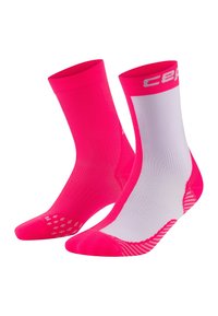 RUN COMPRESSION EDITION HALF&HALF MID CUT 5.0 - Sportsokken - pink lilac