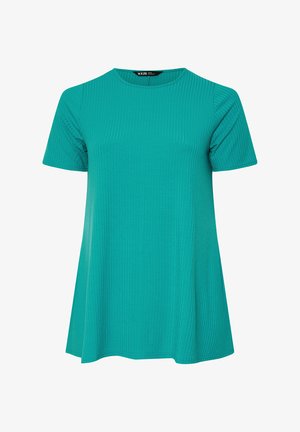 Yours Clothing, CASUAL - T-shirts basic - teal