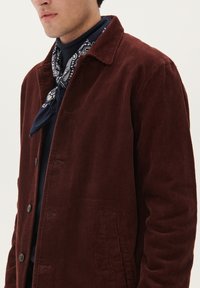 Matinique MASHAY P HERITAGE CORDUROY OVERSHIRT - Viegla jaka - bitter chocolate