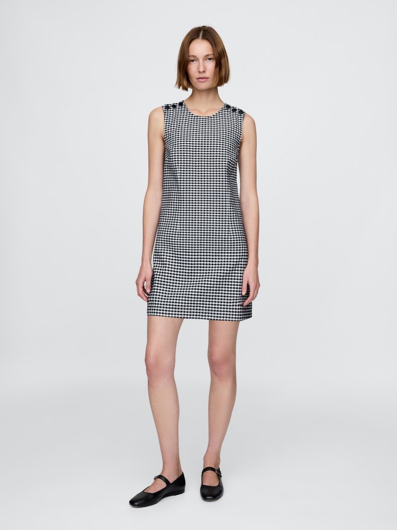 GAP - GAP X DOEN CHECK SHIFT DRESS - Džinsinė suknelė - blue, Padidinti