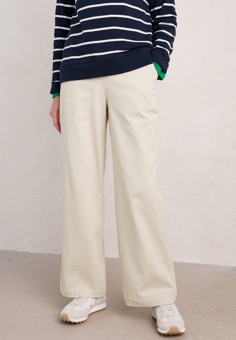 Seasalt Cornwall WIDE LEG Jean flare limestone/beige ZALANDO.FR