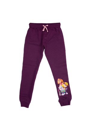PAW PATROL JOGGINGHOSE FÜR MÄDCHEN - FUN KINDER TRAININGSHOSE SWEATHOSE HOSE LILA - Pantaloni sportivi - lila
