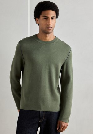 LONGSLEEVE CREW NECK - Maglione - dark moss