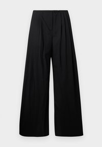 VMTRINE SUPER WIDE PLEATED PANT - Pantaloni - black