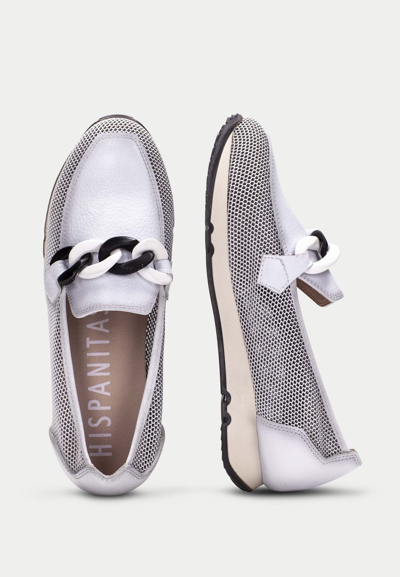 Damen Halbschuhe | Hispanitas KAIRA Mokassin white/black/weiß - MH66694 Damen Halbschuhe | Hispanitas KAIRA Mokassin white/black/weiß - MH66694