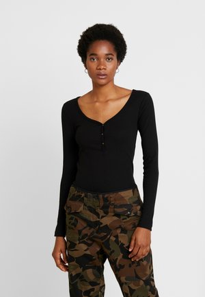 Long sleeved top - black