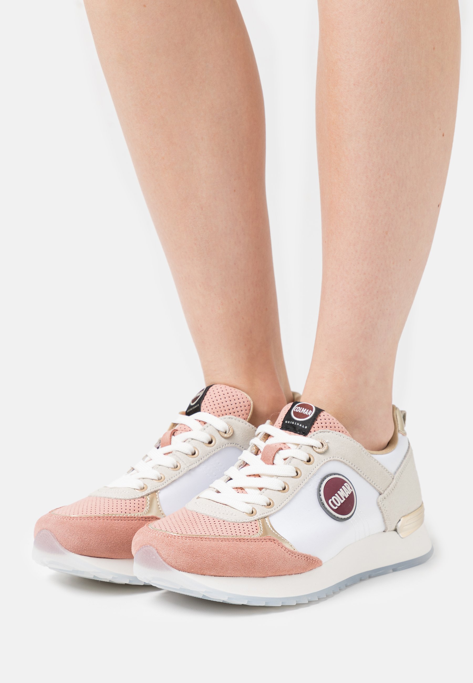 Colmar Originals TRAVIS PRIME - Sneakers basse - offwhite/dusty rose/avorio  - Zalando.it