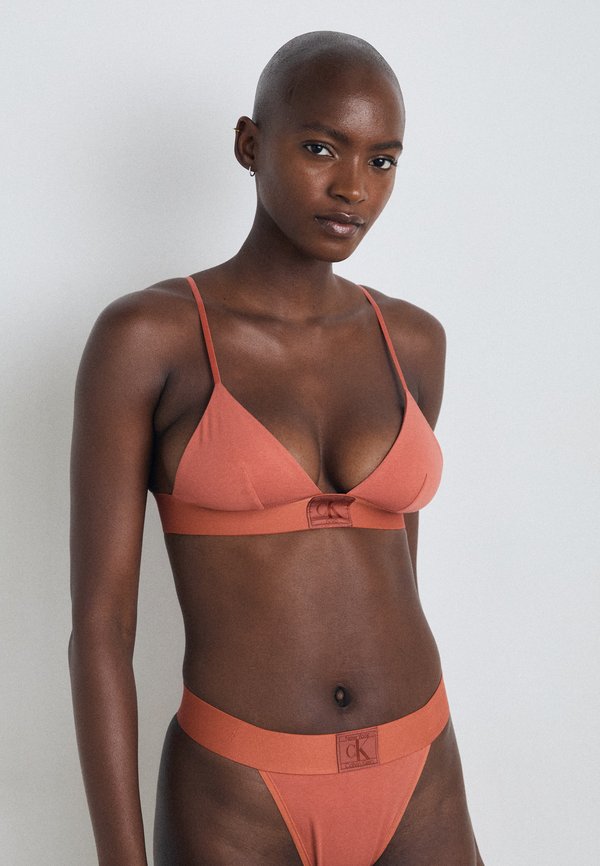 UNLINED TRIANGLE CK ESTABLISHED - Triangle bra - bruschetta