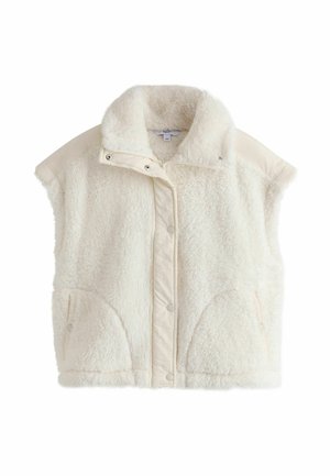 Next, REGULAR FIT - ACTIVE BORG GILET - Vest - ecru