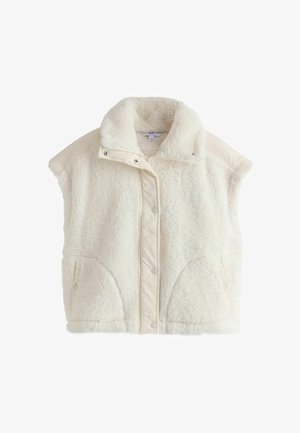 Next, REGULAR FIT - ACTIVE BORG GILET - Vesta - ecru