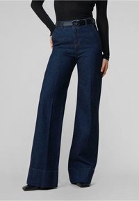 SILVIA DOS - Flared Jeans - dark blue
