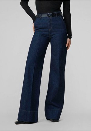 SILVIA DOS - Flared Jeans - dark blue