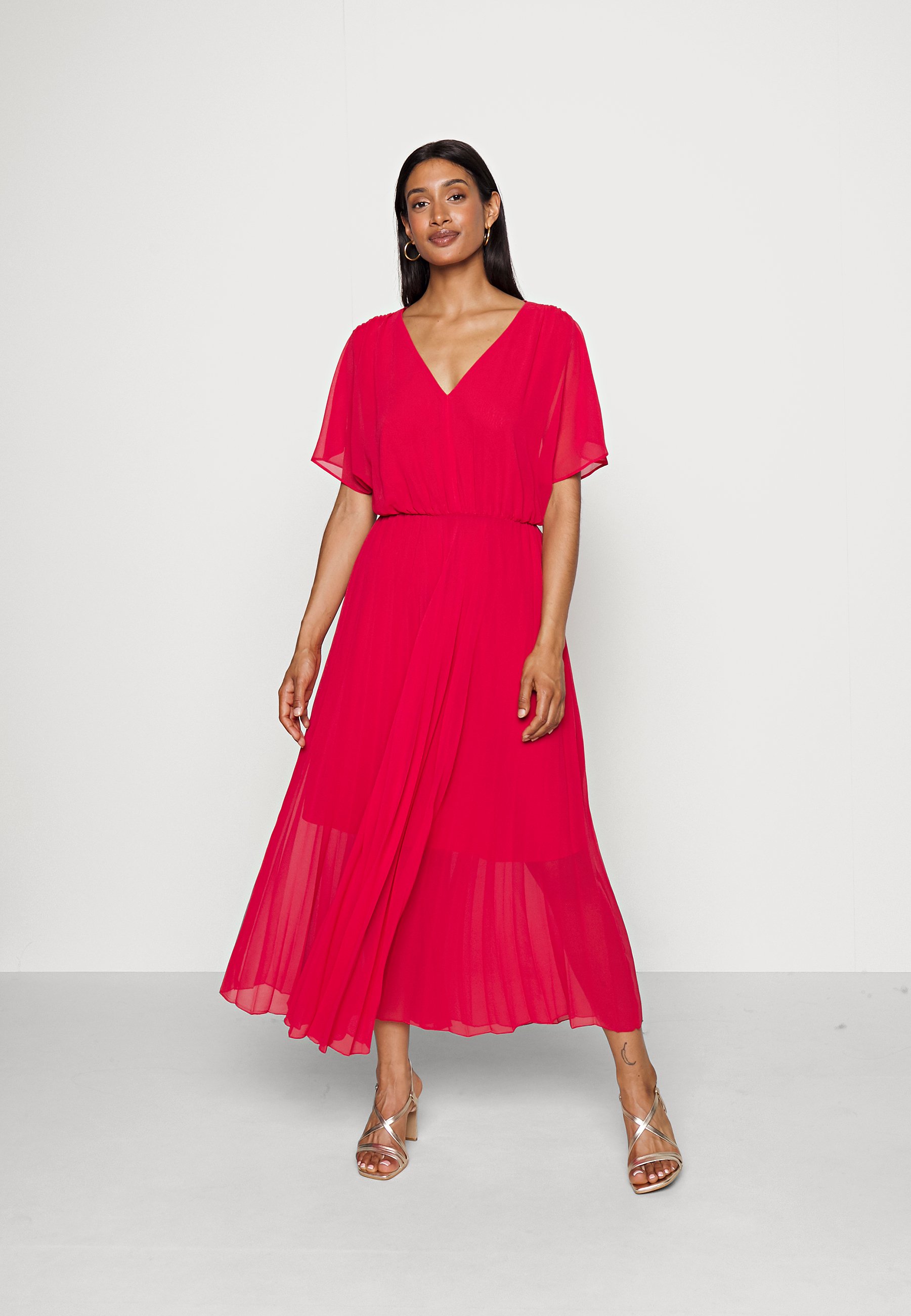 robe rouge longue naf naf