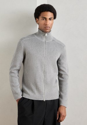 ZIPPED JACKET - Gilet - grey melange