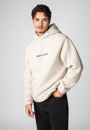 SUBLEVEL BESTICKT - Hoodie - light-beige
