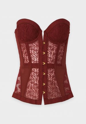 Agent Provocateur, MERCY CORSET - Corset - burgundy