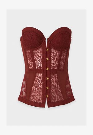Agent Provocateur, MERCY CORSET - Corset - burgundy