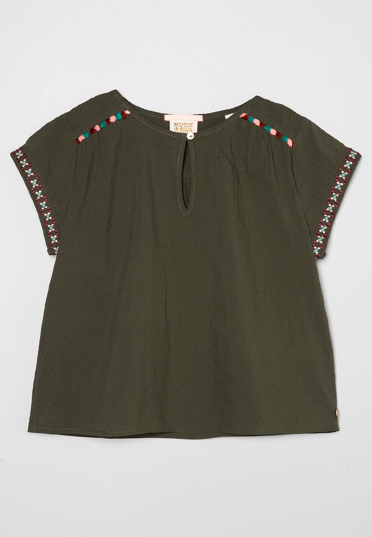 Scotch & Soda Blouse donkergroen Scotch & Soda Blouse donkergroen