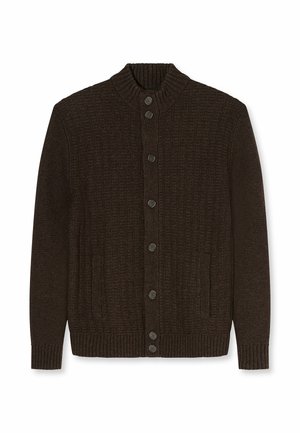 OLYMP, OLYMP CASUAL STRICK, REGULAR FIT - Strickjacke - braun