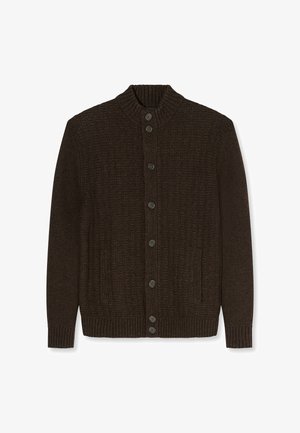 OLYMP, OLYMP CASUAL STRICK, REGULAR FIT - Strickjacke - braun