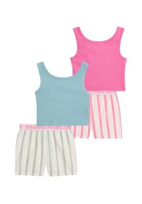 Marks & Spencer 2 PACK RICH STRIPED SET - Pyžamová sada - light turq mix