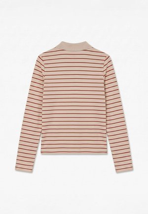 Vero Moda, POLO VMTHEA POLO-SHIRT - Maglietta a manica lunga - oatmeal