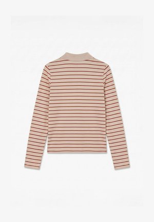 Vero Moda, POLO VMTHEA POLO-SHIRT - Maglietta a manica lunga - oatmeal