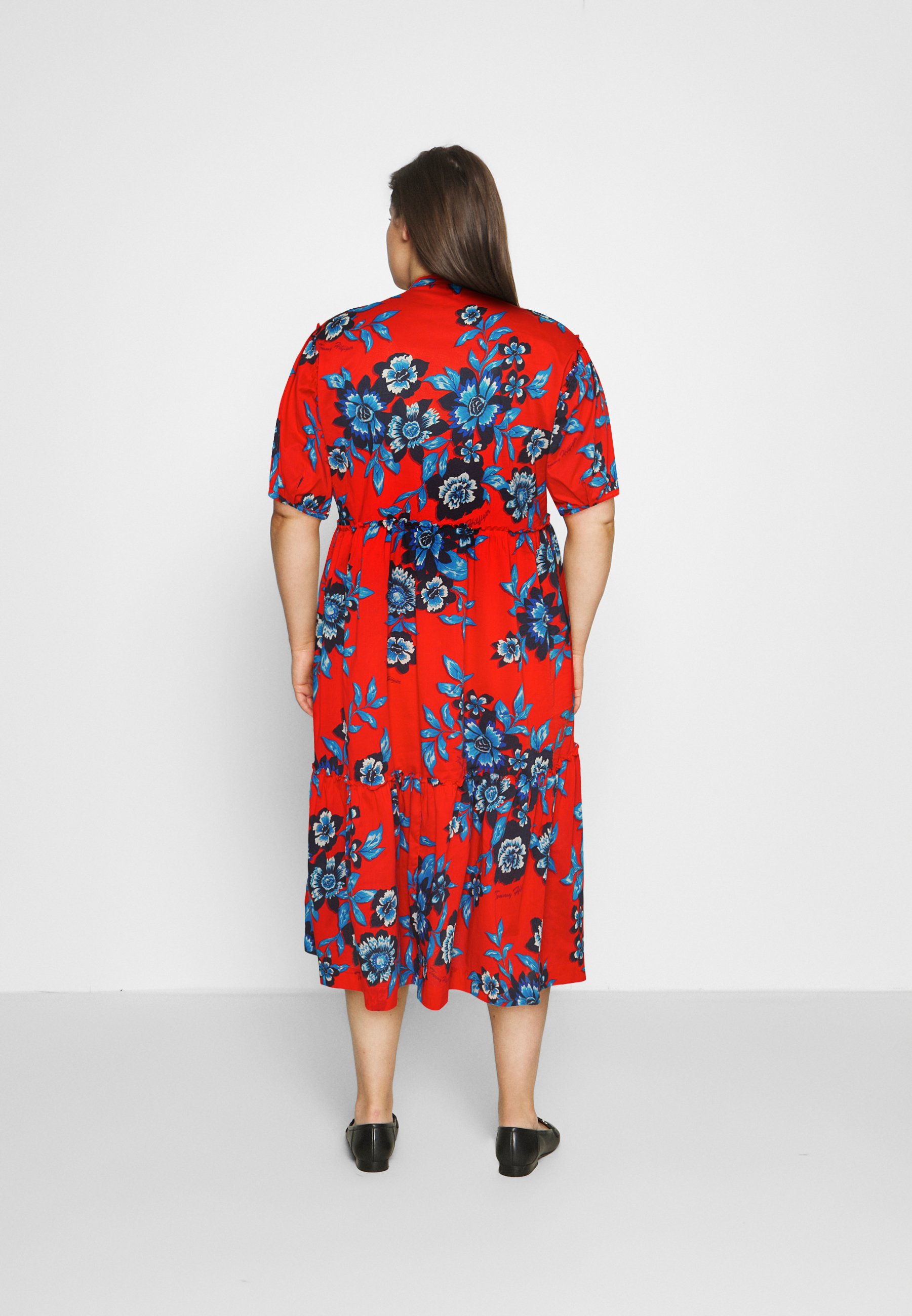 tommy hilfiger floral dress long sleeve