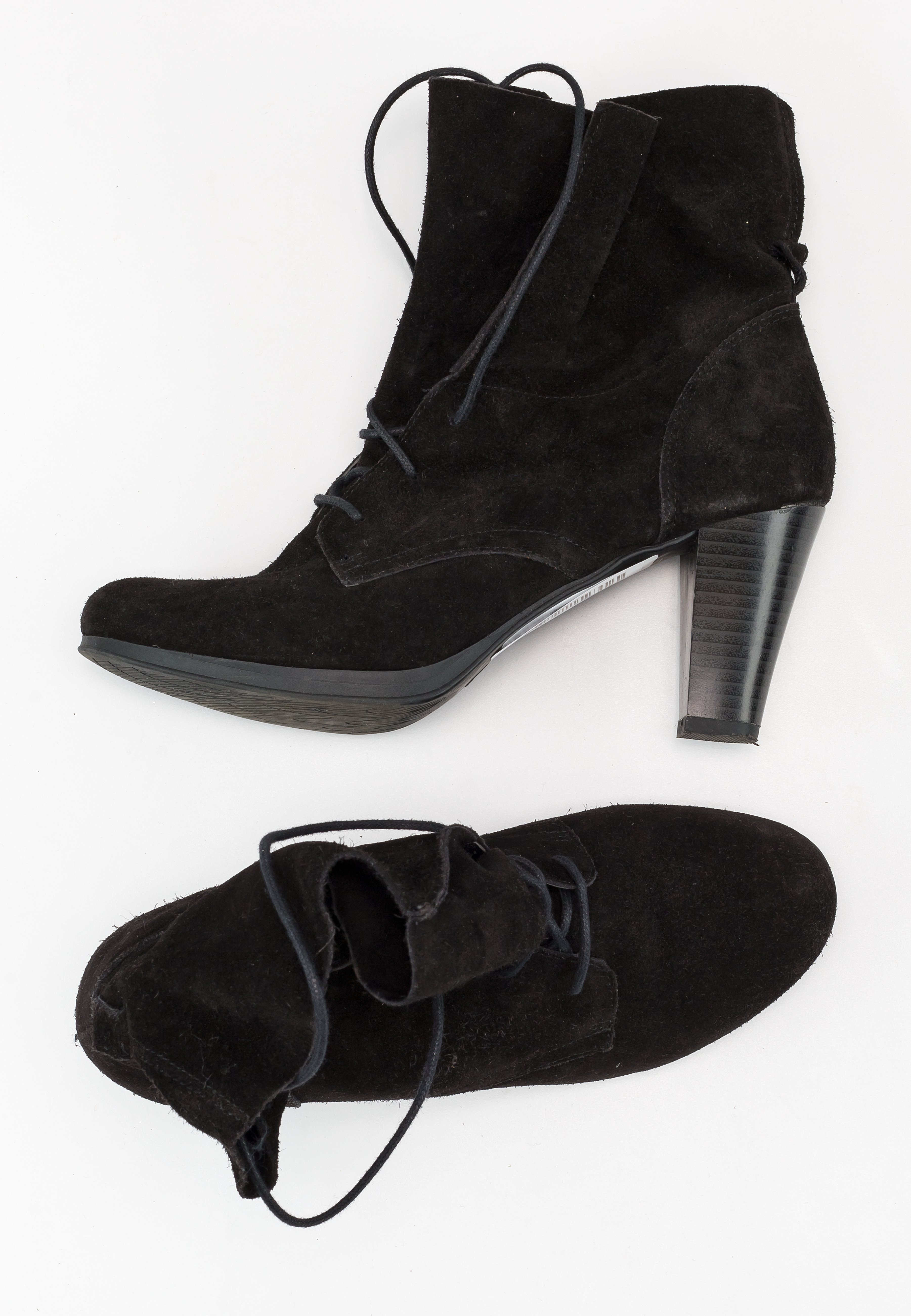 Pier One Enkellaarsjes met hoge hak - black/Zwart - Zalando.nl