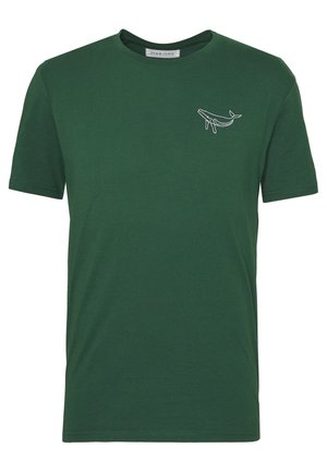 Pier One T-shirt med print - dark green