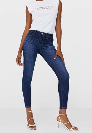 Stradivarius Jeans Skinny - blue denim